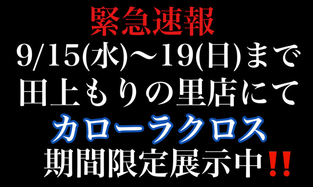 【田上もりの里】速報！！カローラクロス期間限定展示！！ネッツ石川田上もりの里店だけ！！《期間》9/15(水)〜9/19(日)