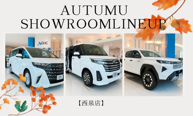 【西泉店】秋のショールームラインナップをご紹介☆